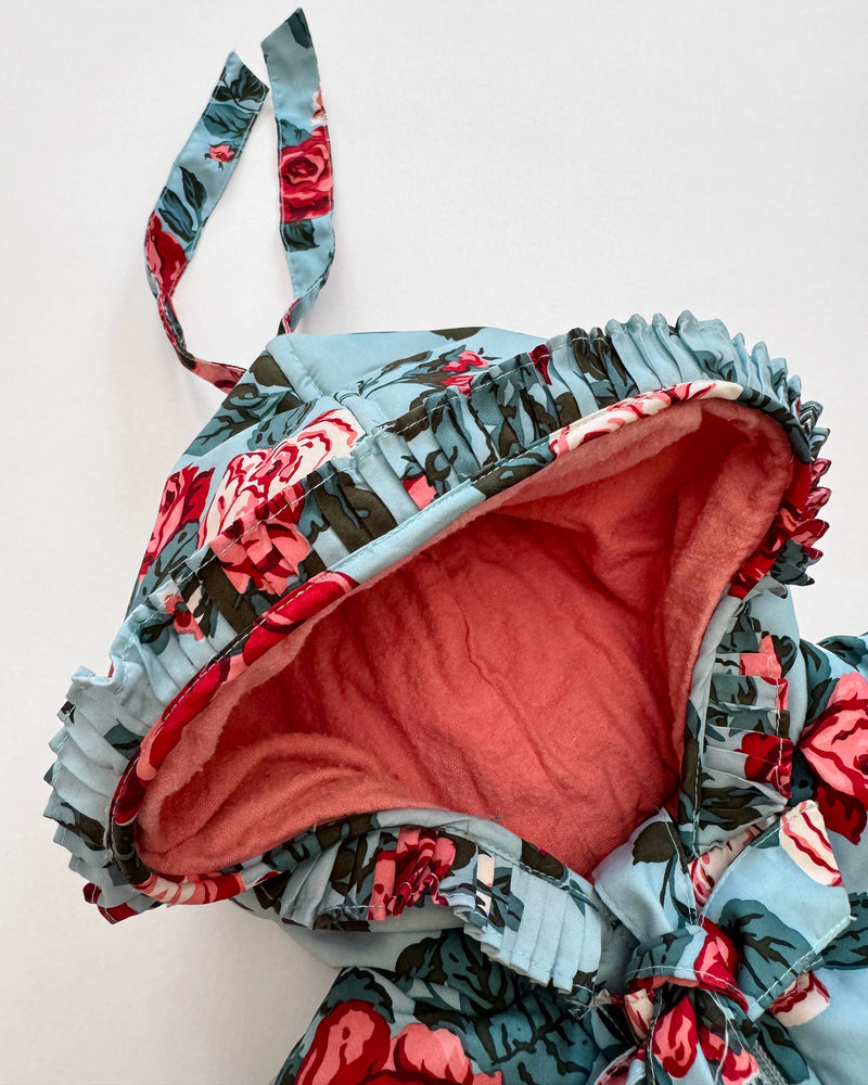 Cacharel Floral Padded Jacket With Pleated Elements 18M