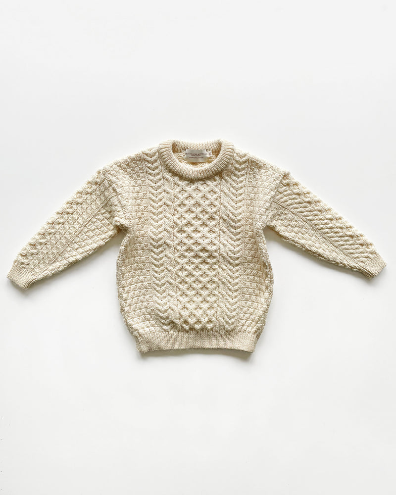Handmade Aran Wool Sweater