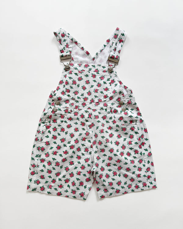 Floral Denim Shortalls 3-4Y