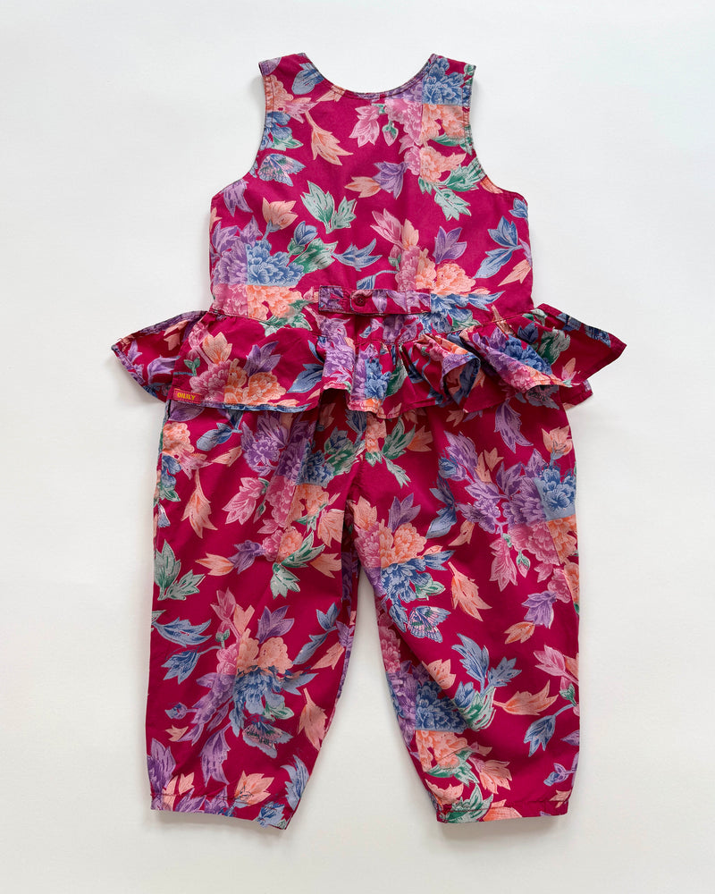 Oilily Floral Cotton Jumpsuit 4Y