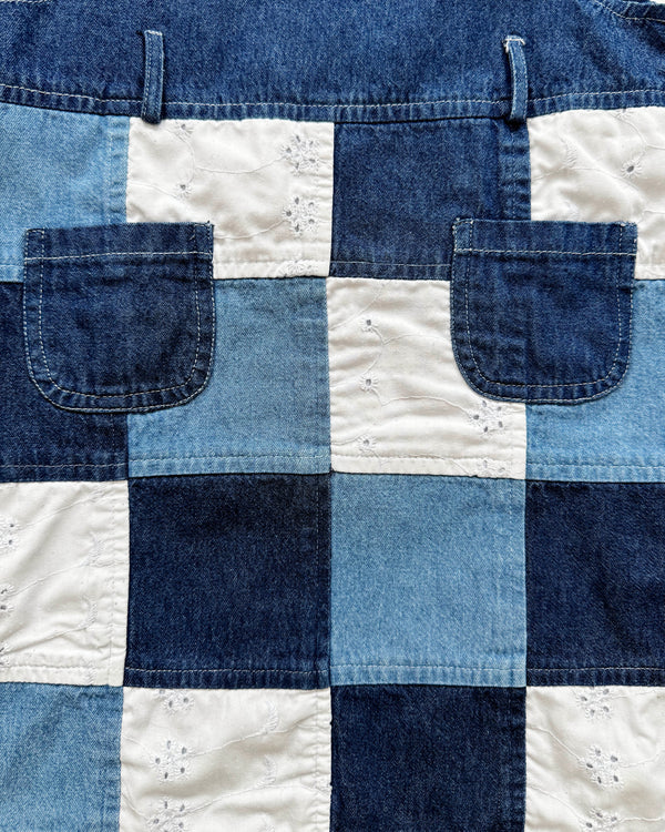 Denim Patchwork Dress 2-3Y