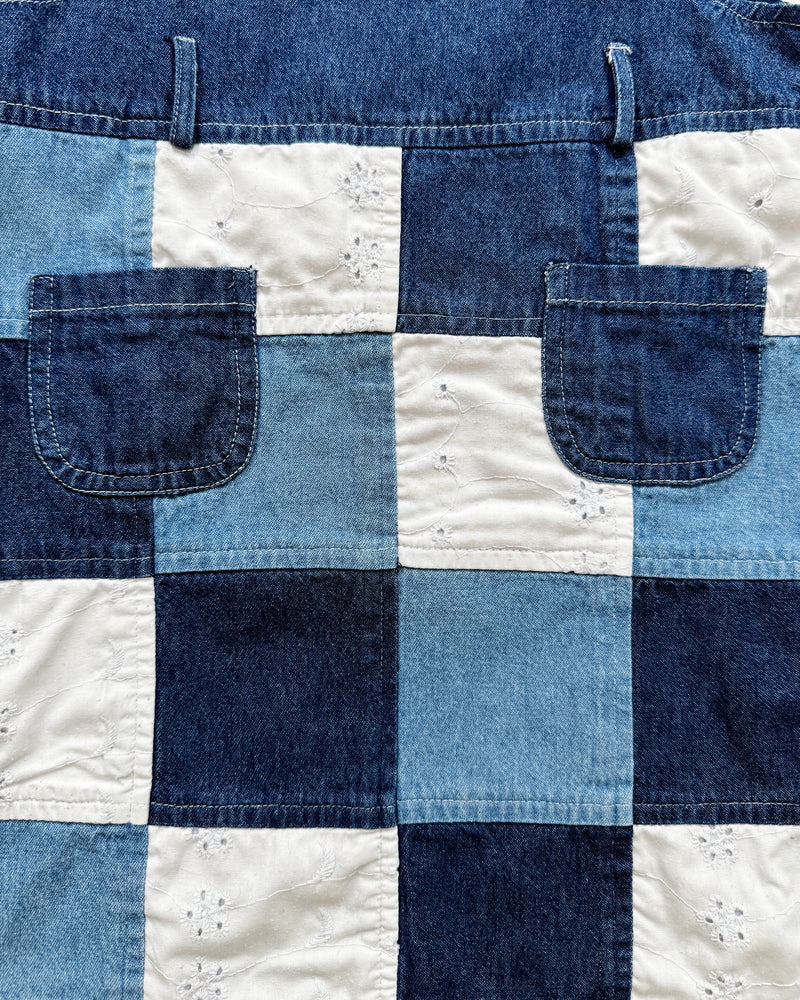 Denim Patchwork Dress 2-3Y