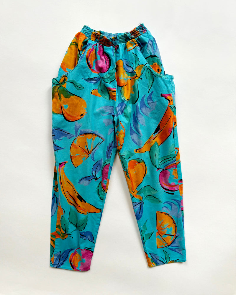 Vintage Banana Cotton Trousers