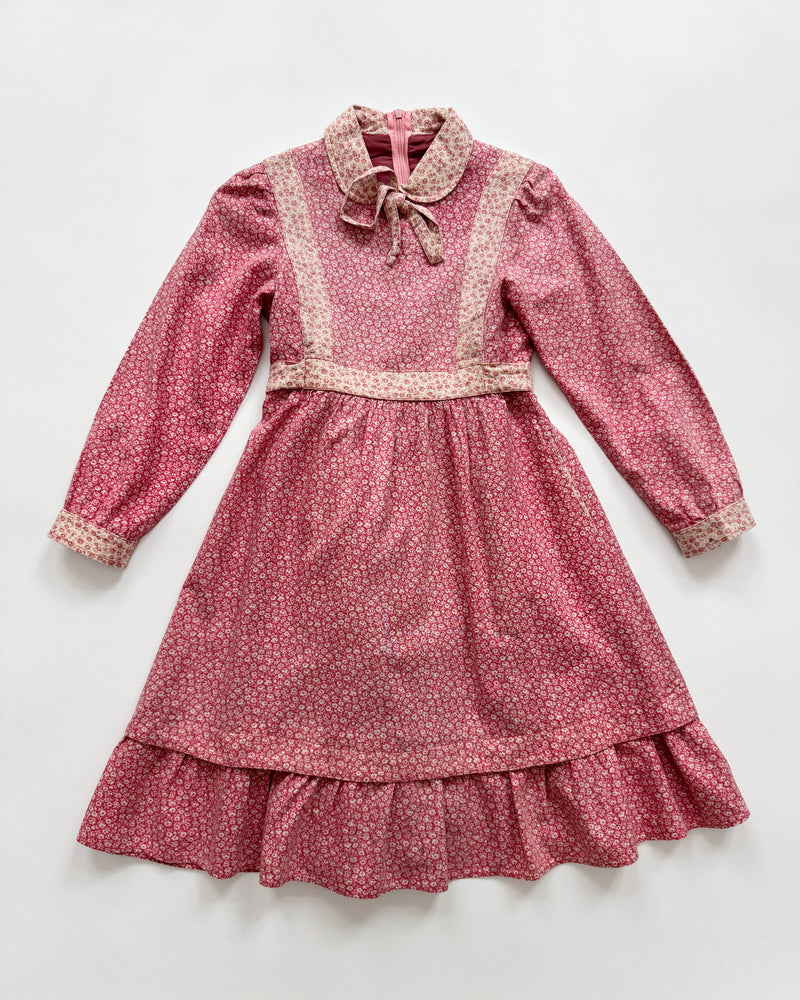 70s Hummelsheim Patchwork Cotton Dress 7Y