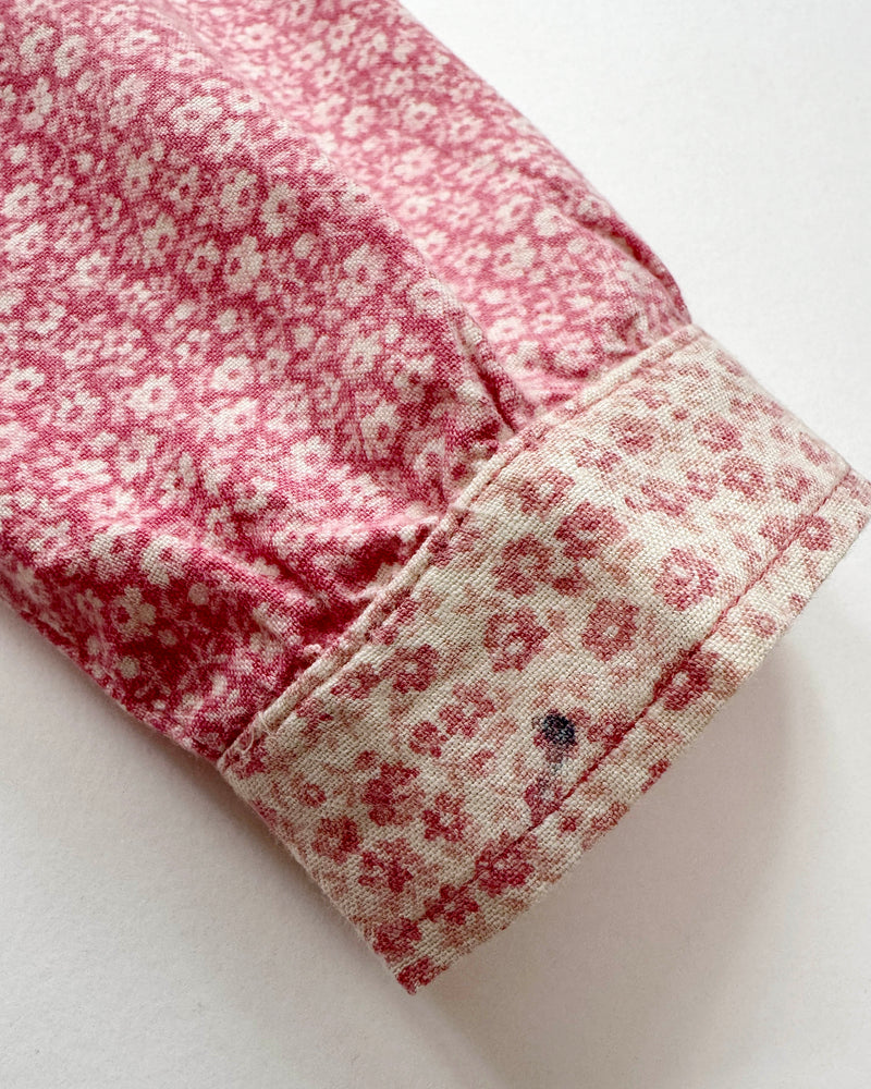 70s Hummelsheim Patchwork Cotton Dress 7Y