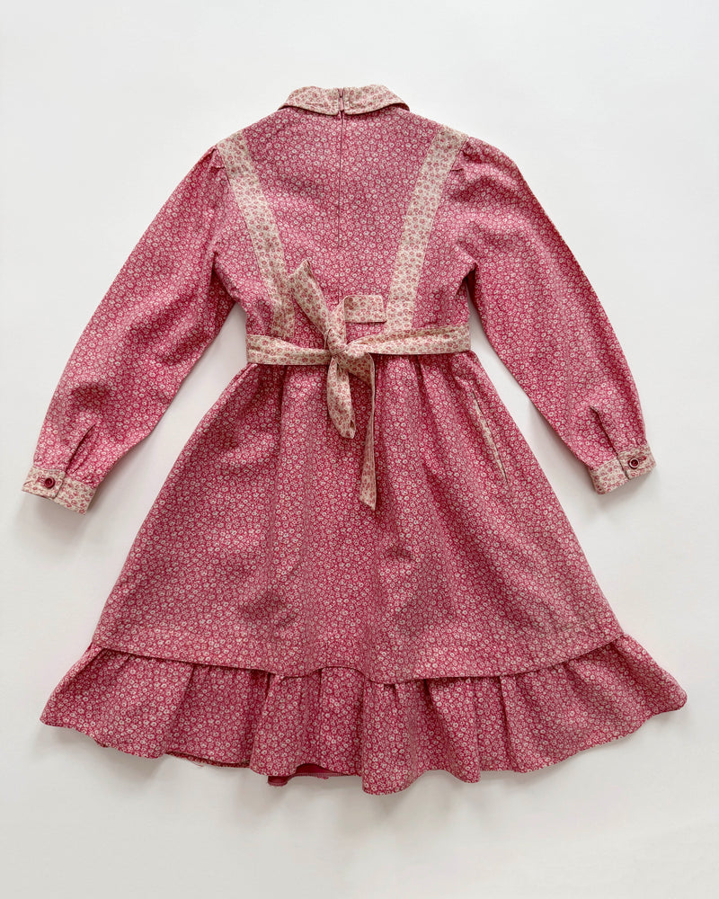70s Hummelsheim Patchwork Cotton Dress 7Y