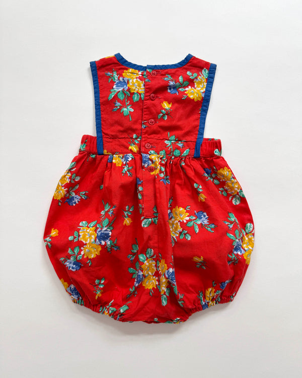 Floral Cotton Romper 6-9M