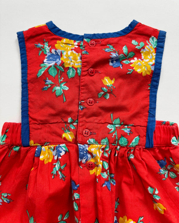 Floral Cotton Romper 6-9M