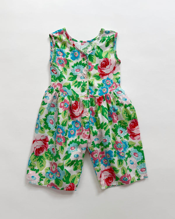 Floral Cotton Jumpuit 2Y