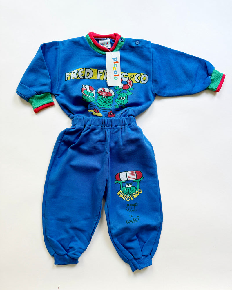 Deadstock Vintage Fred Frog Sweatsuit