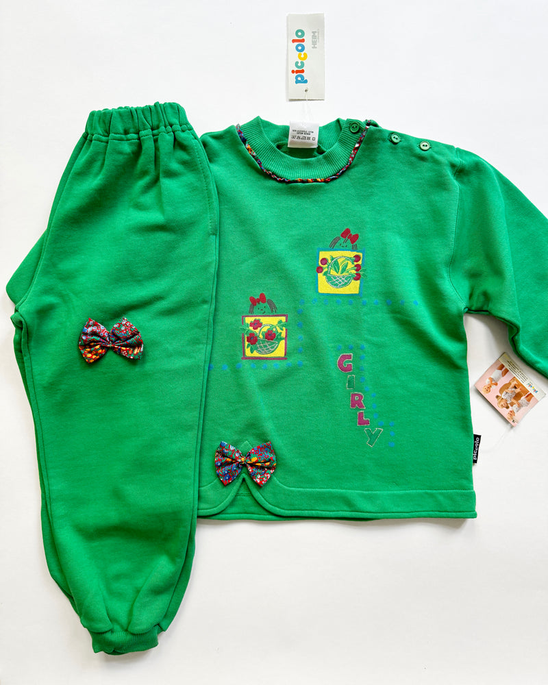 Deadstock Vintage Sweatsuit With Bows