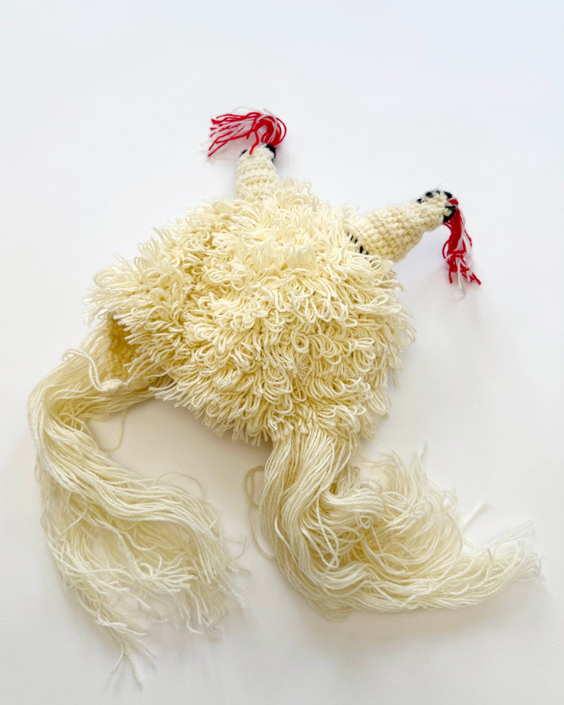 Handmade Wool Sheep Hat 4-6Y