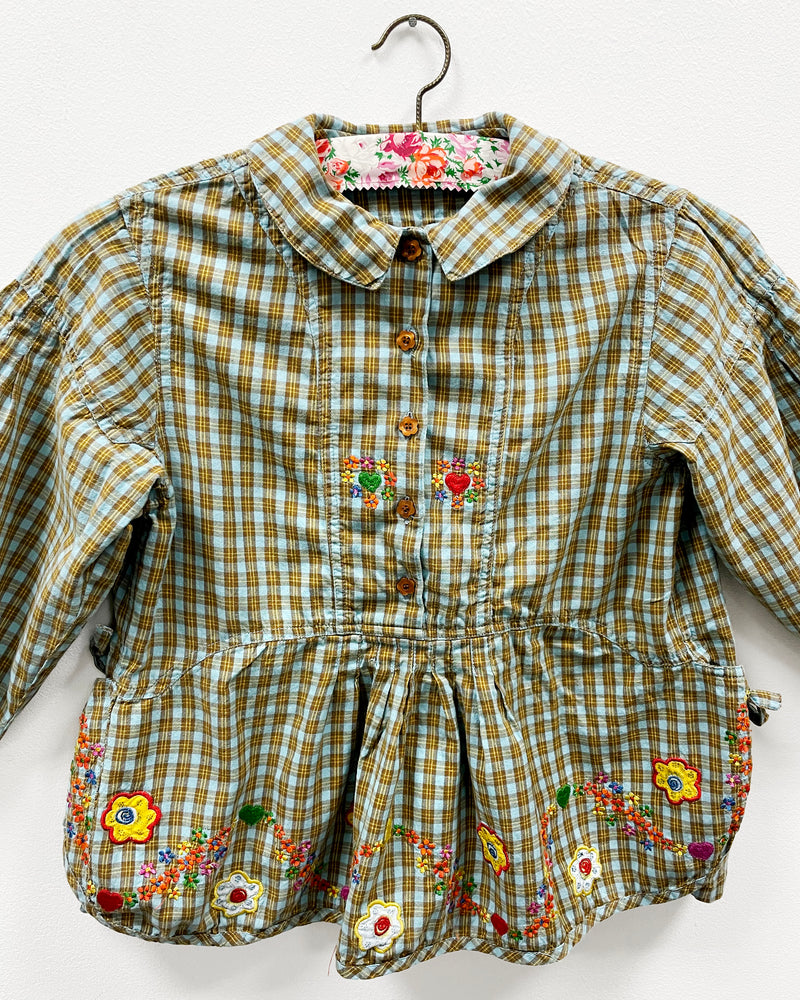 Vintage Oilily Embroidered Cotton Blouse
