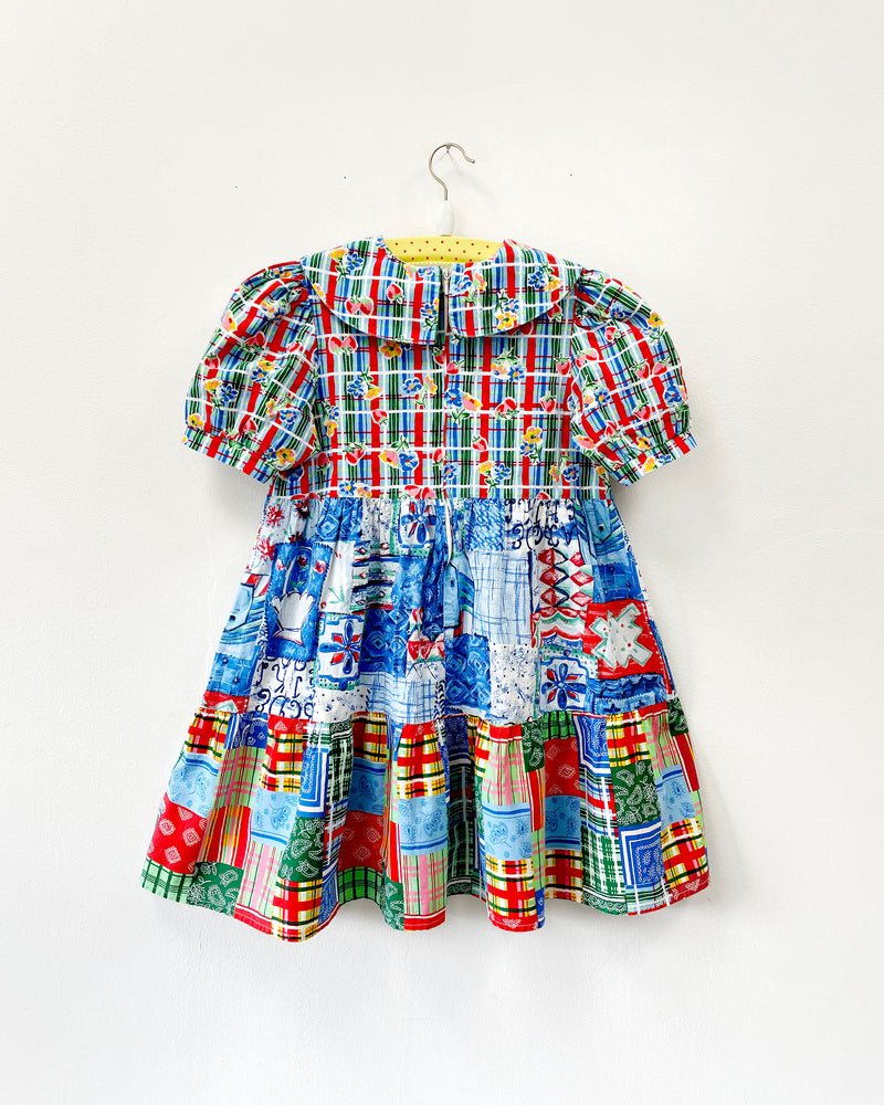 Vintage Strawberry Cotton Dress