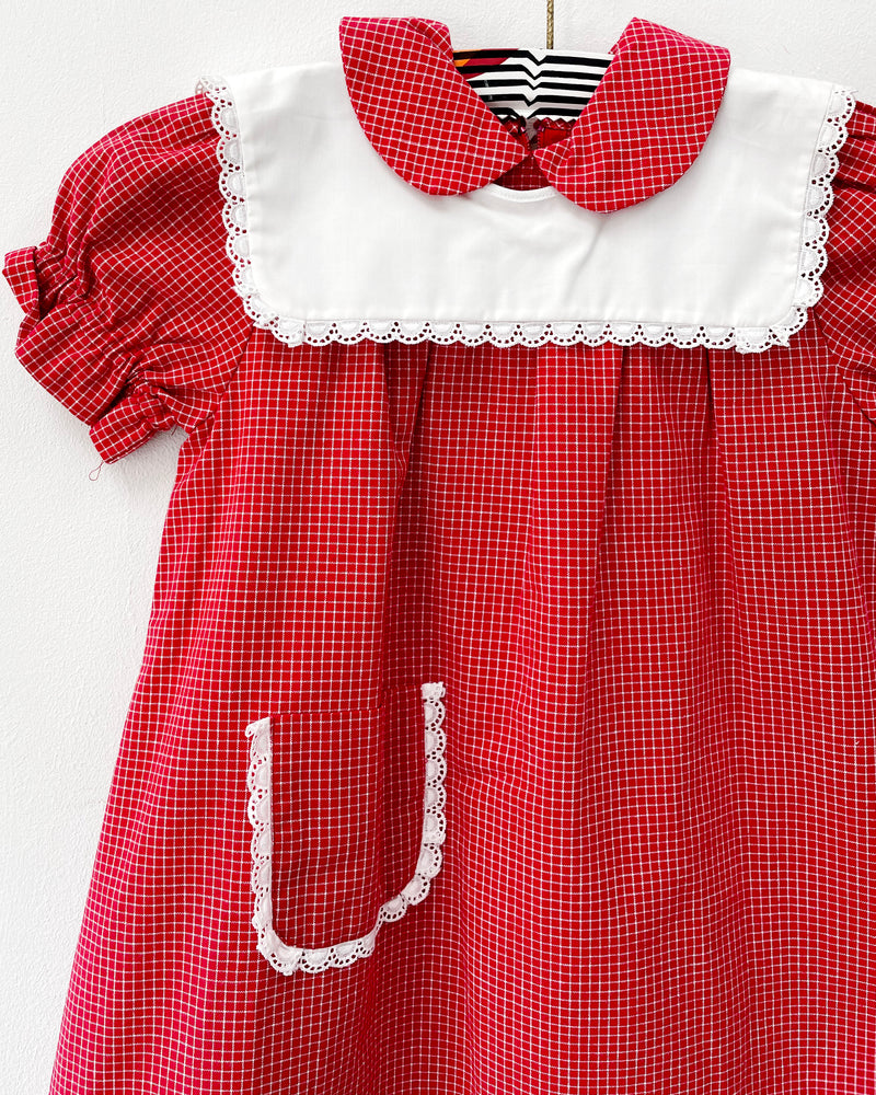Deadstock Vintage Cotton Dress With Detachable Collar