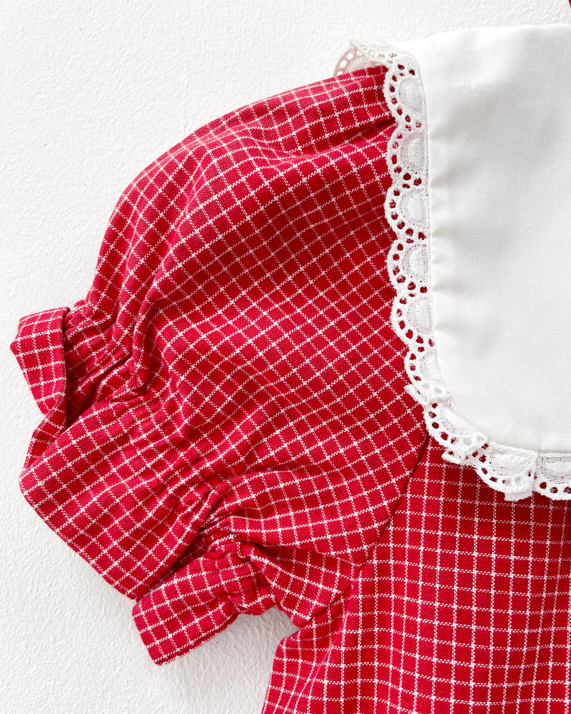 Deadstock Vintage Cotton Dress With Detachable Collar