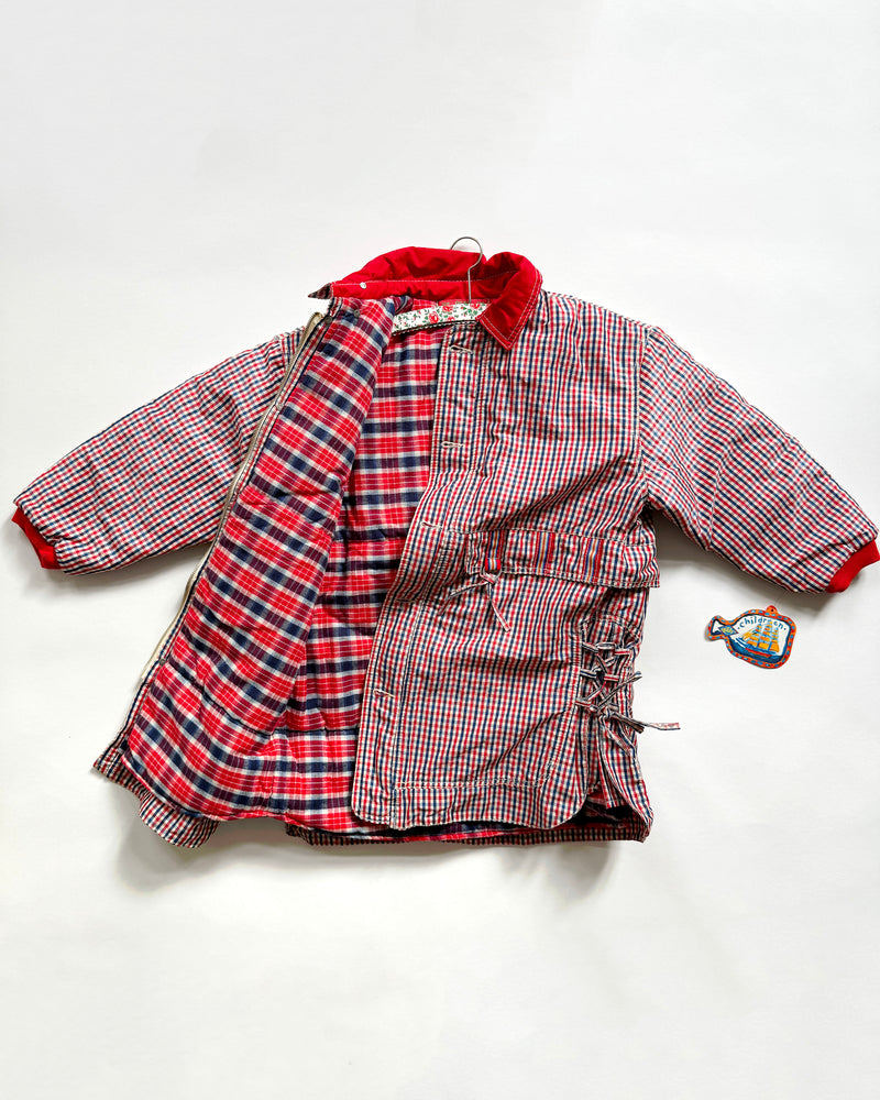 Deadstock Vintage Oilily Padded Gingham Parka