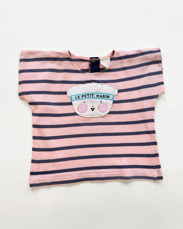 Striped Sailor Cotton Top