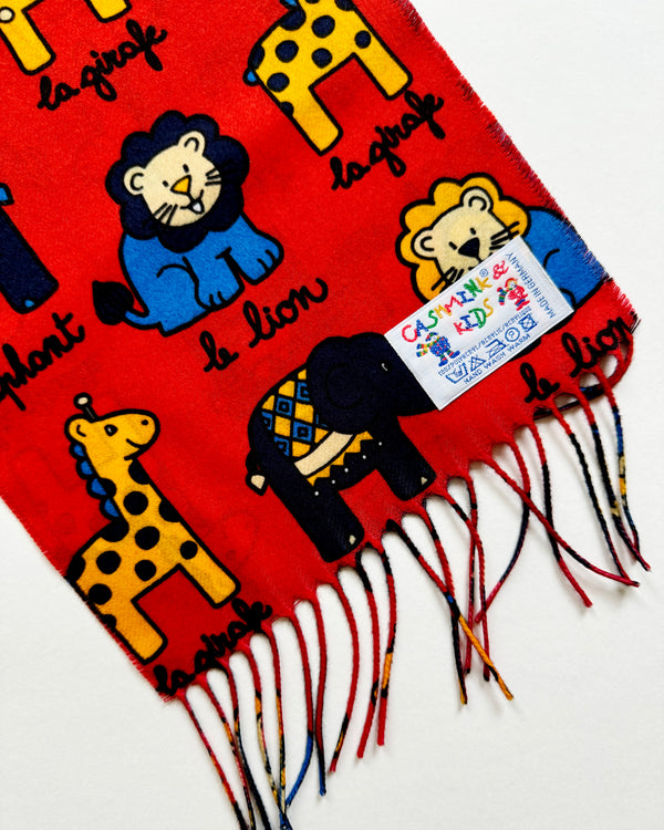 Deadstock Vintage Giraffe Scarf