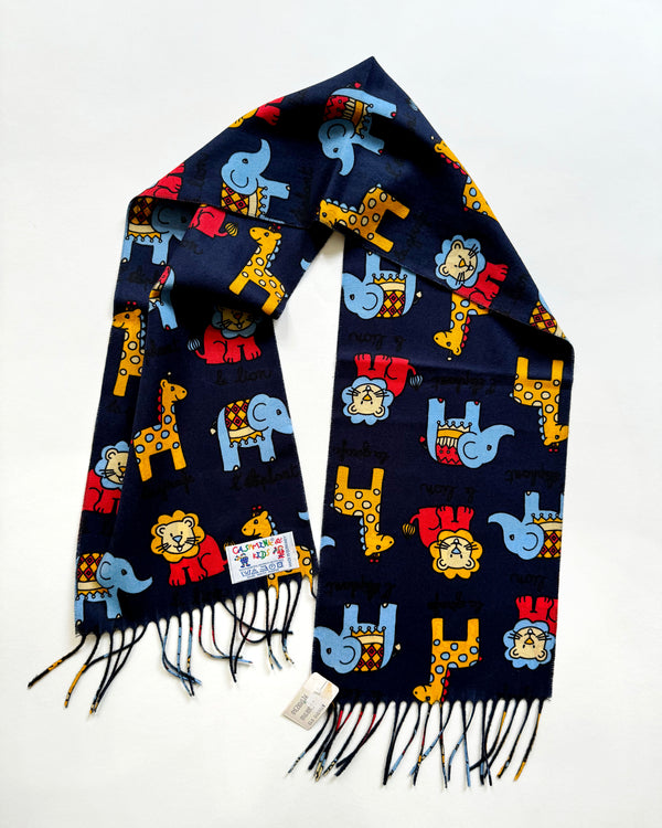 Deadstock Vintage Giraffe Scarf