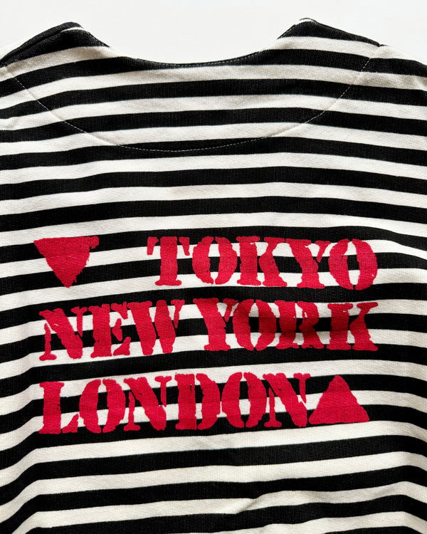 Vintage Cotton Tokyo New York London Sweater Cardigan