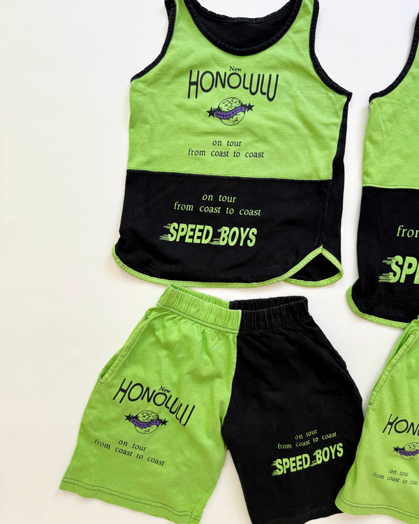 Speed Boys Cotton Two Piece Set 6Y or 8Y