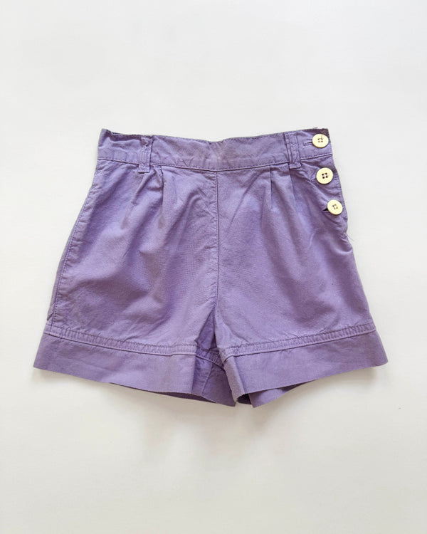 Lavender Cotton Shorts  5-6Y