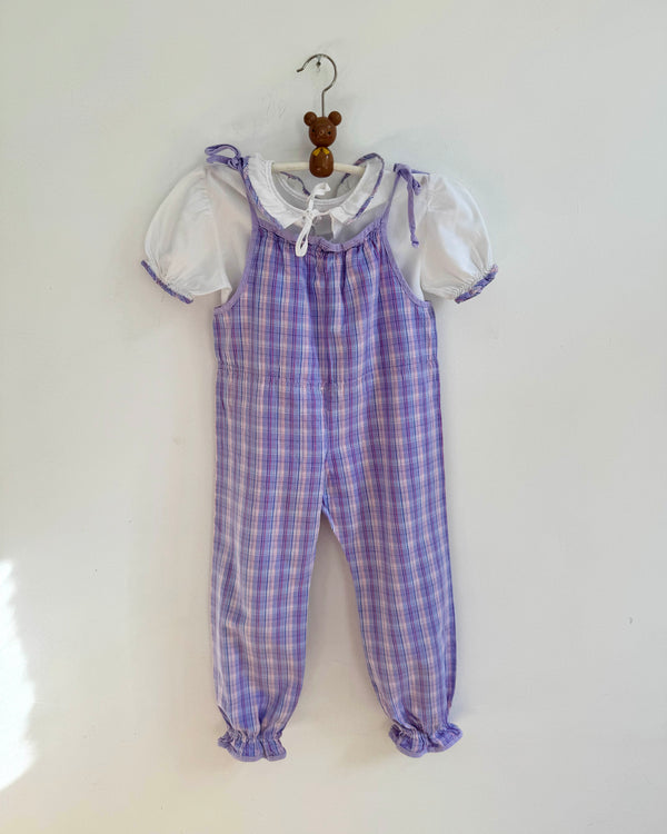 Cotton Romper With Matching Blouse 3Y