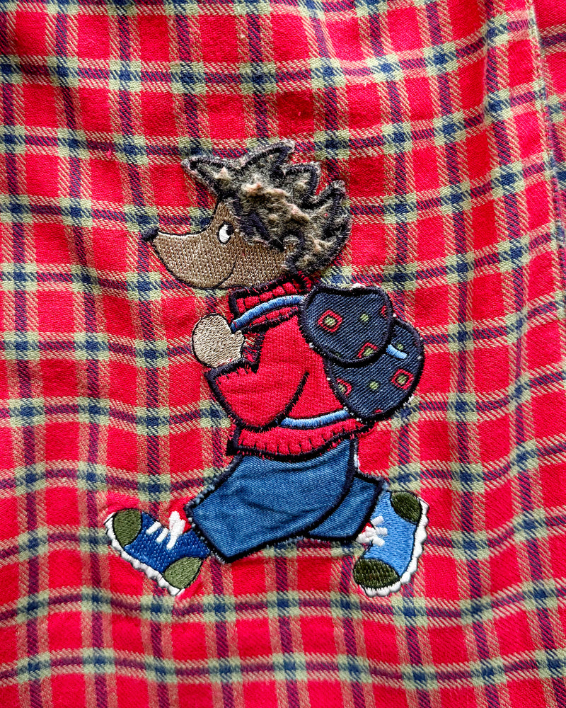 Vintage Sigikid Plaid Hedgehog Two Piece Set