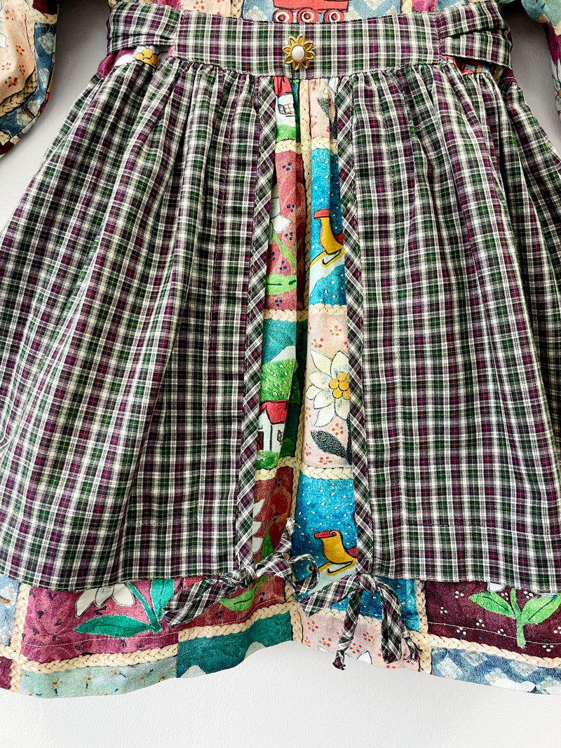 Vintage Lined Cotton Dress