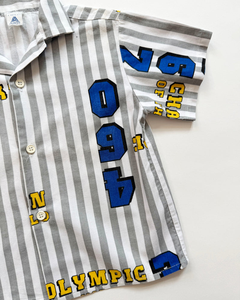 Olympic Striped Cotton Blouse