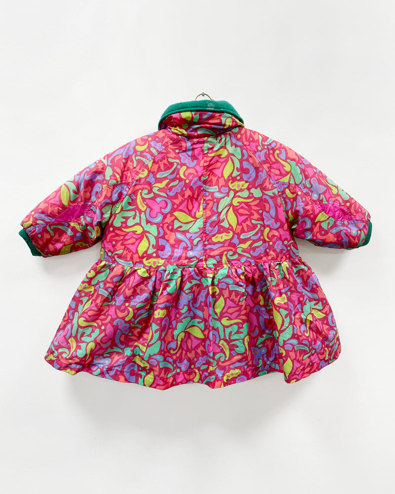 Vintage Oilily Padded Floral Coat 3 Years