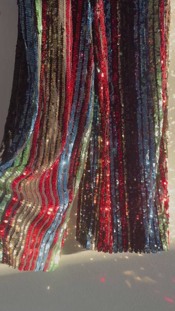 70s Sequin Overalls ADULTS