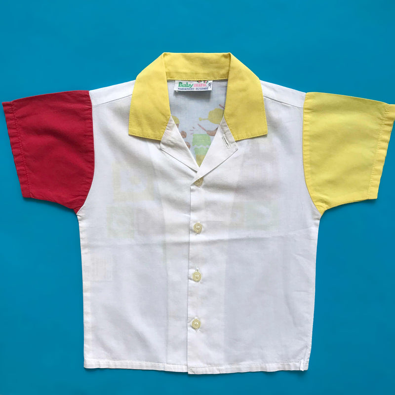 Vintage Short Sleeve Cotton Shirt