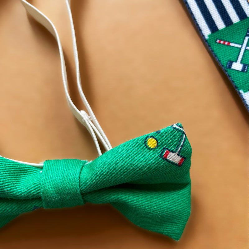 Vintage Golf Suspenders & Bow Tie