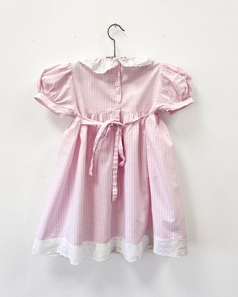 Vintage Oshkosh Smocked Cotton Dress 3T