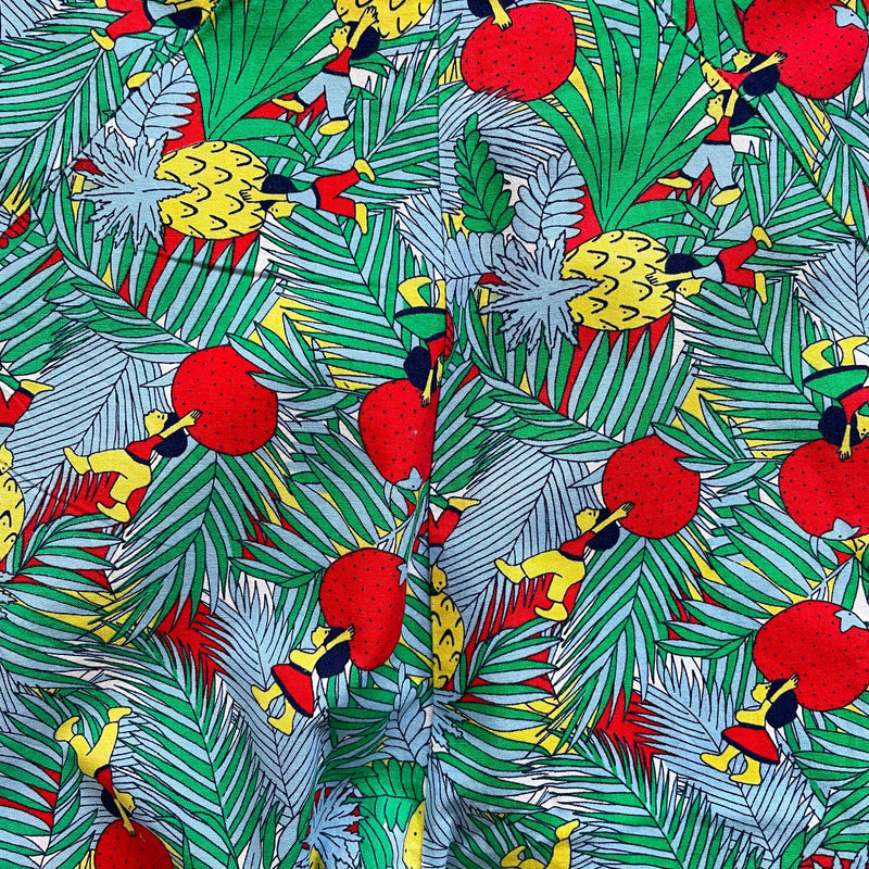 Vintage Cotton Pineapple Jumspuit