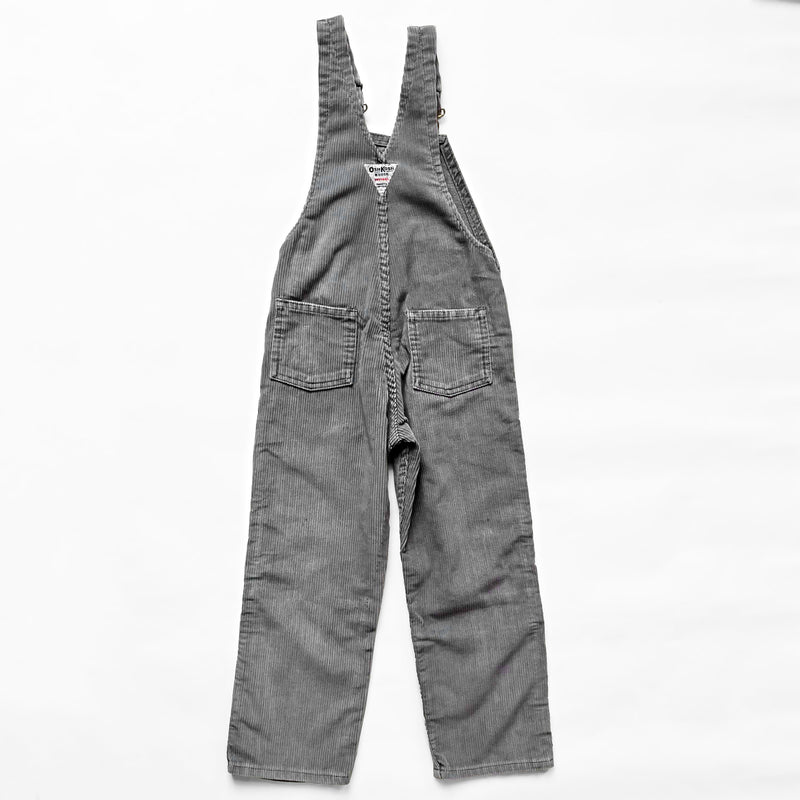 Vintage Oshkosh Grey Corduroy Overalls 5T
