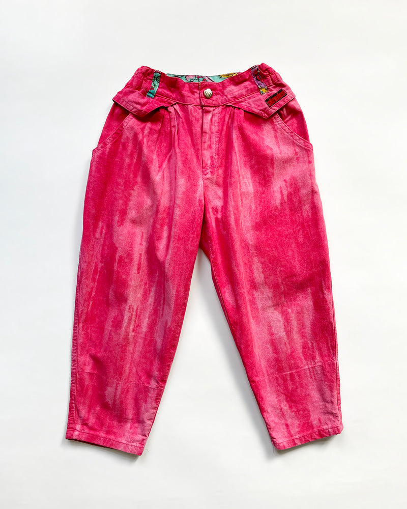 Vintage Pink Cotton Trousers