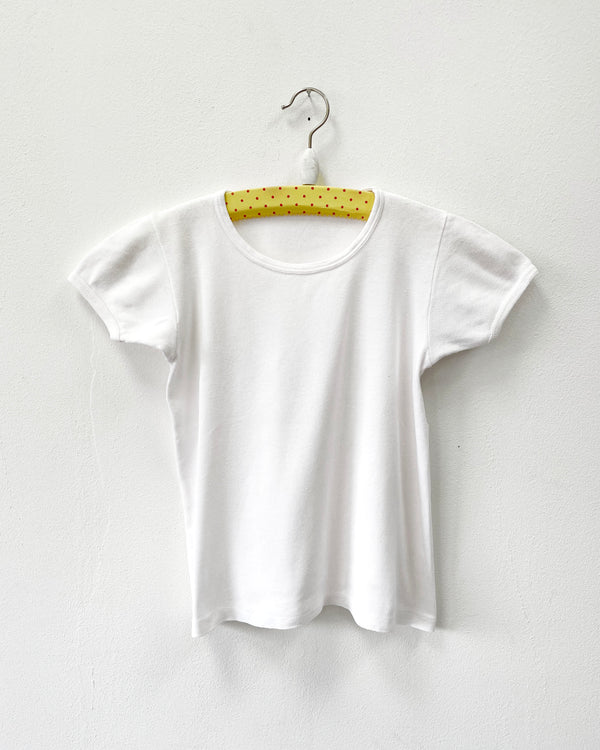 70s Vintage White Cotton Tee