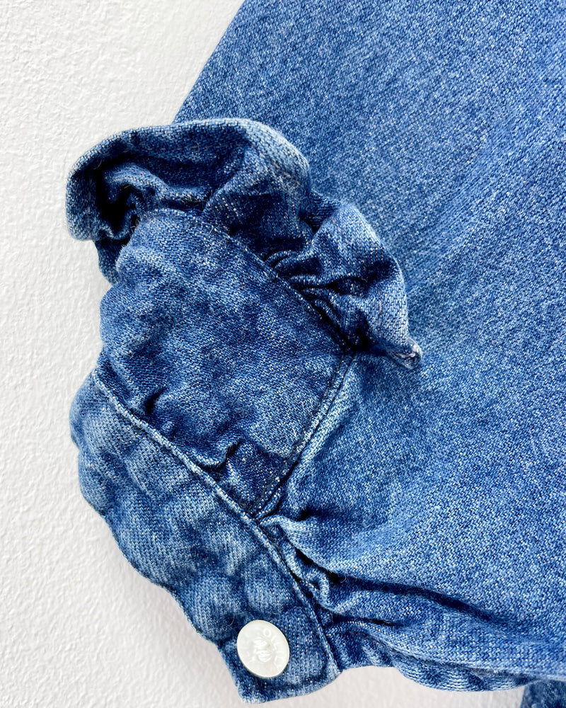 Vintage Oilily Sculpural Denim Dress