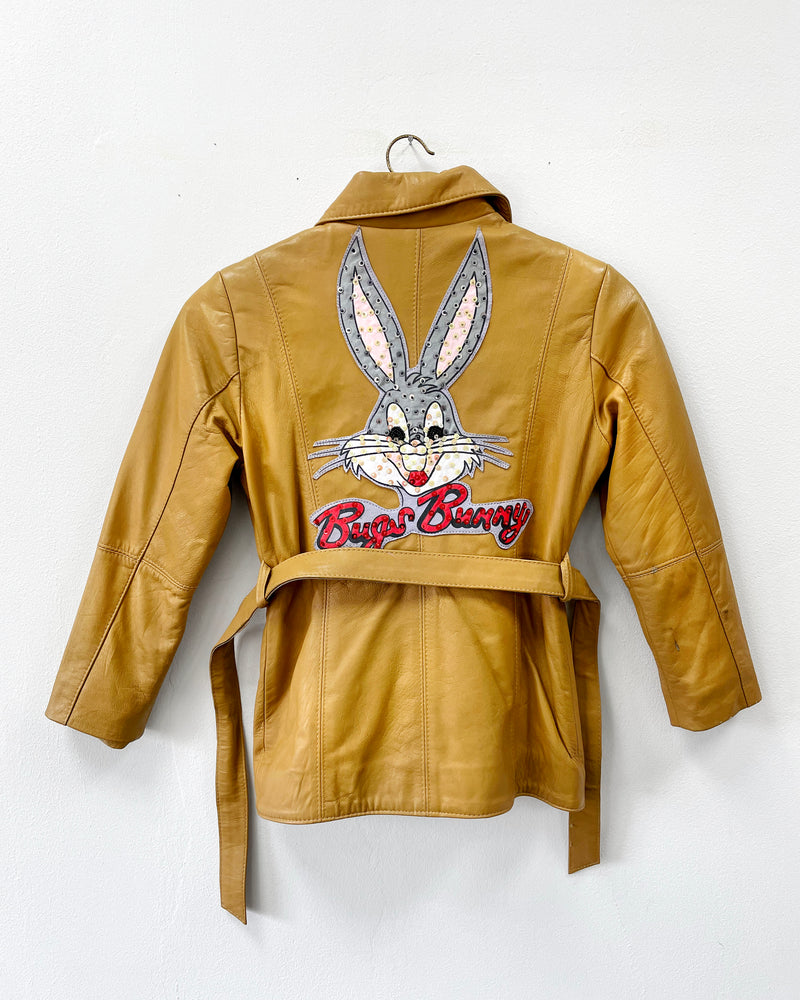 Vintage Bugs Bunny Nappa Leather Jacket