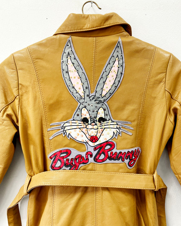 Vintage Bugs Bunny Nappa Leather Jacket
