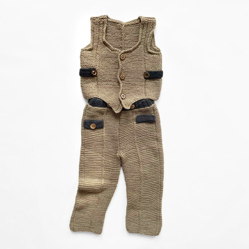 Handmade Merino Wool Two Piece Set