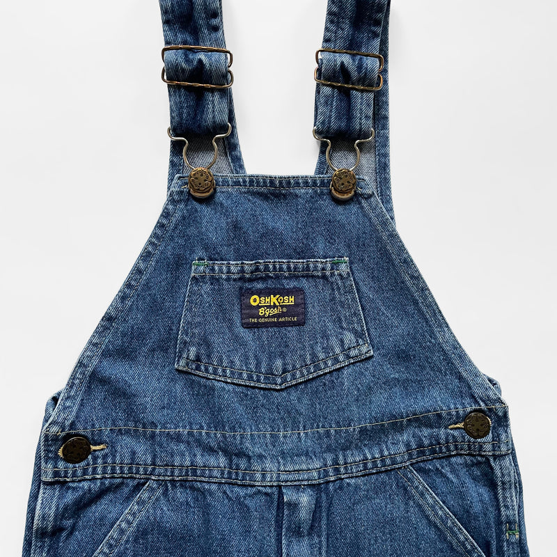 Vintage Oshkosh Denim Overalls 6T