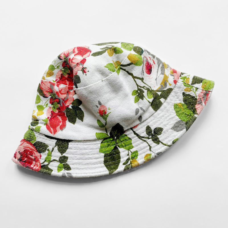 Vintage Rose Canvas Bucket Hat