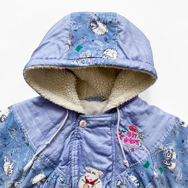Vintage Corduroy Sheep Jacket With Fleece Liner