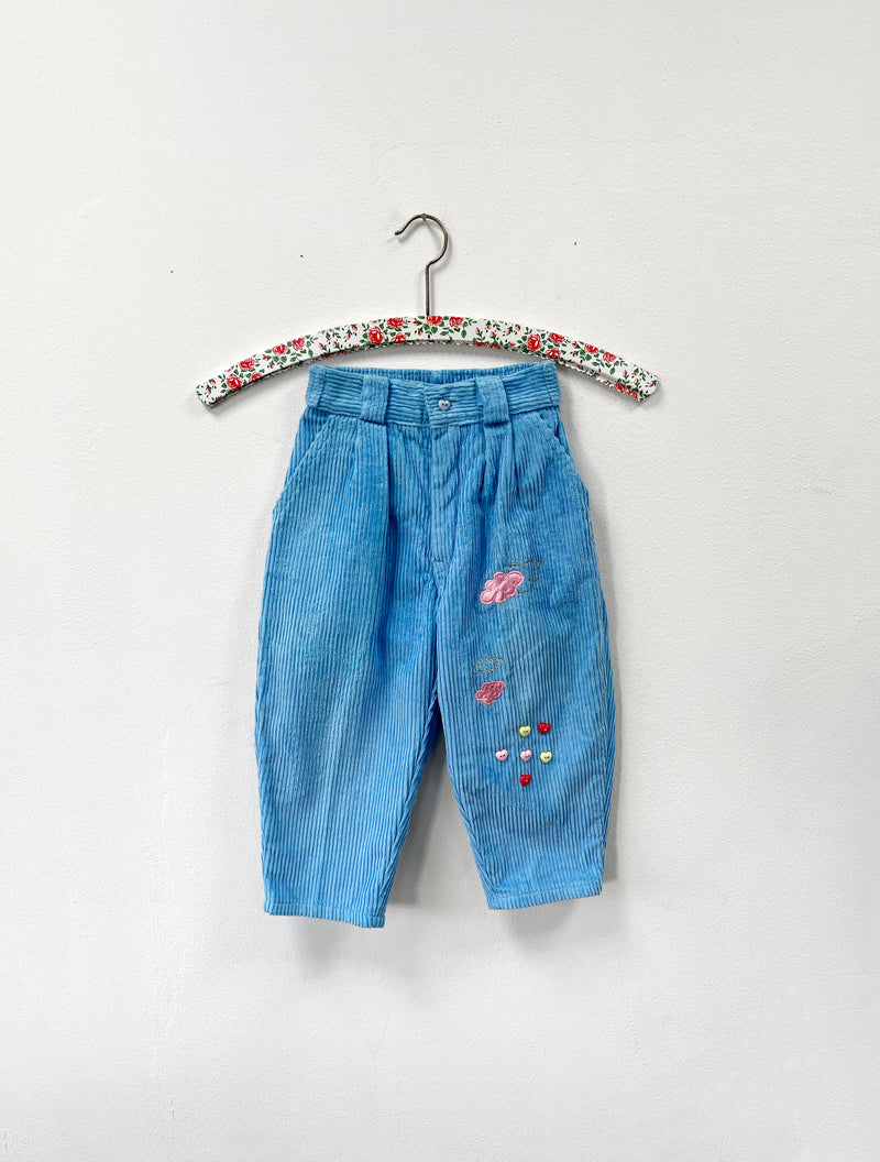 Vintage Cotton Lined Corduroy Pants
