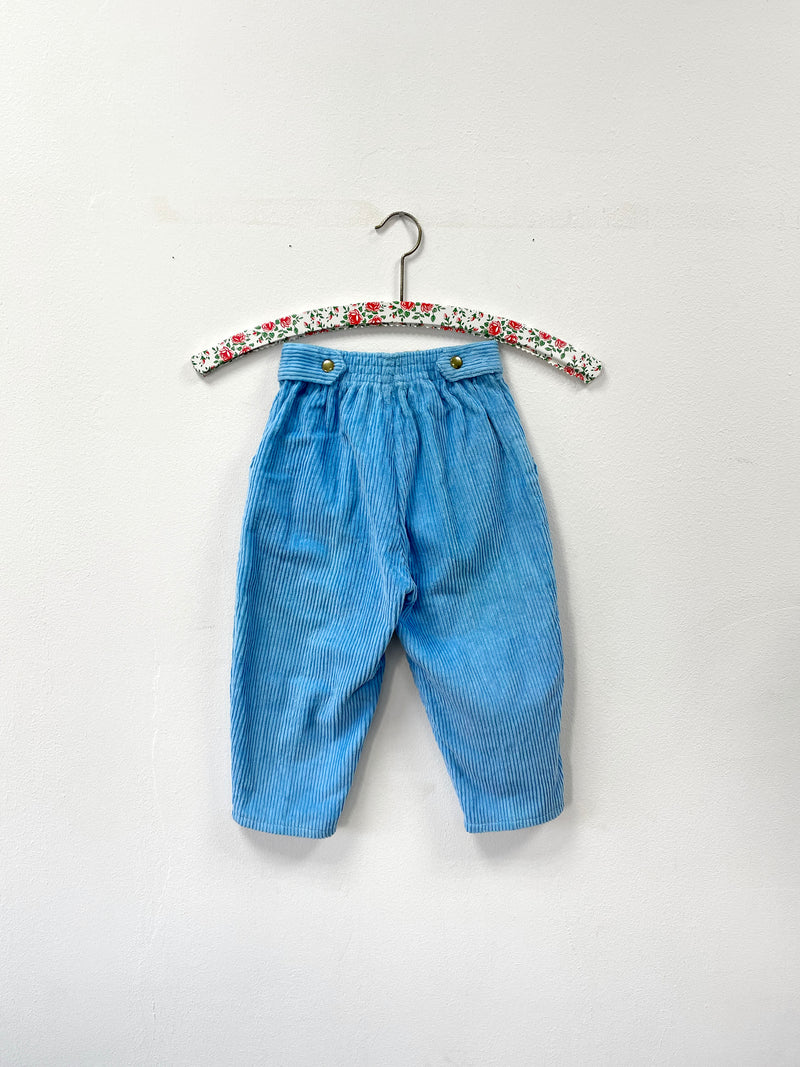 Vintage Cotton Lined Corduroy Pants