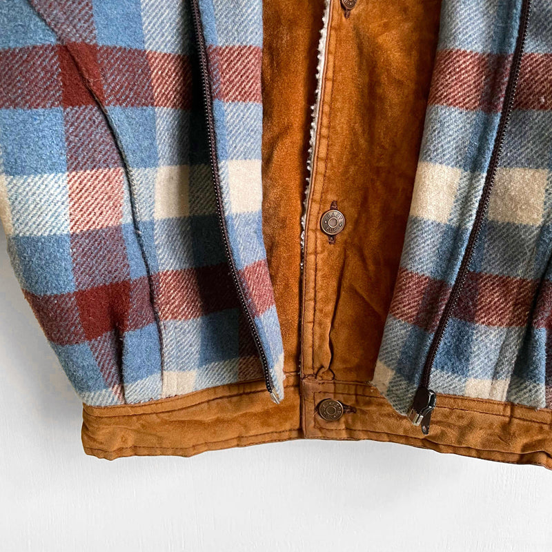 Vintage Sherpa Lined Cowboy Jacket
